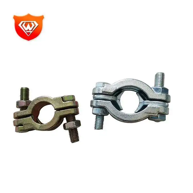 Hot Sale Zinc Plated Double Bolt Hose Clamp