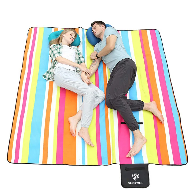 Suntour Custom Color Portable Outdoor Folding Camping Beach And Picnic Oxford Mat