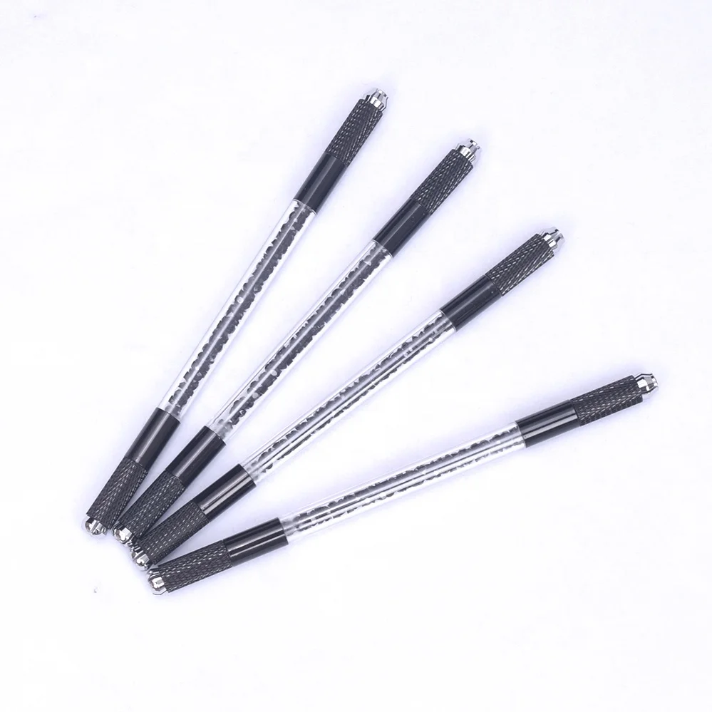New Black Diamond Crystal Eyebrow Tebori Pen Permanent Makeup Handtool 3D Microblading Eyebrow Tebori Pen
