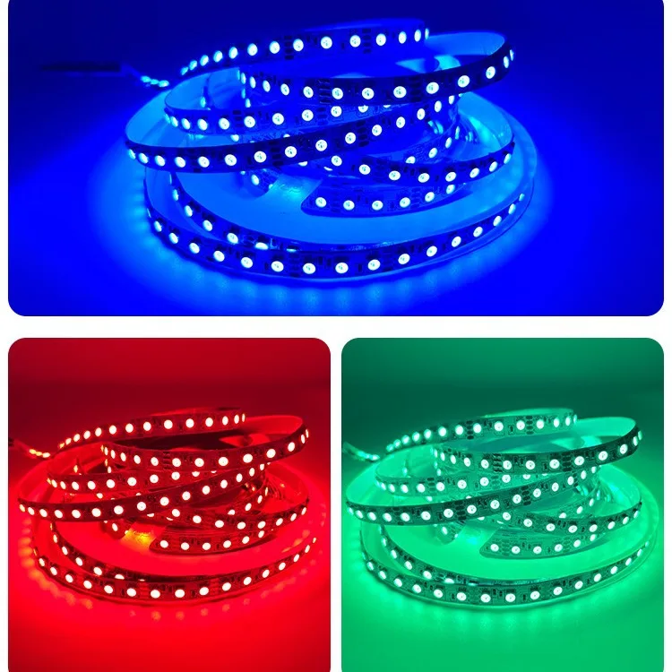 5050 SMD 30led 60led 120leds/m RGB Flexible Led Strip Lights for Car House Supermarket Hotel Party Decoration