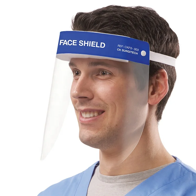 DAIERTA Manufacturer Wholesale Custom Safety Customized Clear Plastic Disposable Anti Fog Protective Full Face Face Shield