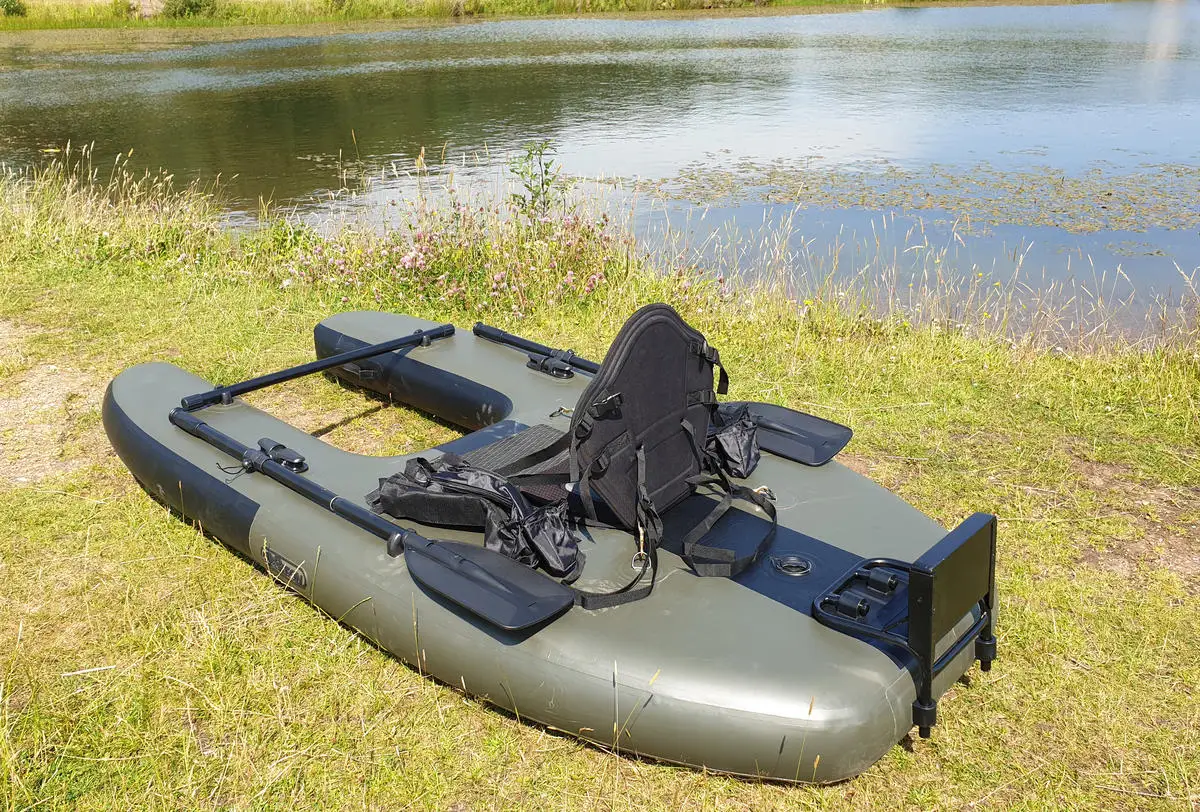 Manufacturer Floating fishing raft belly boat small fishing boat with motor for one person