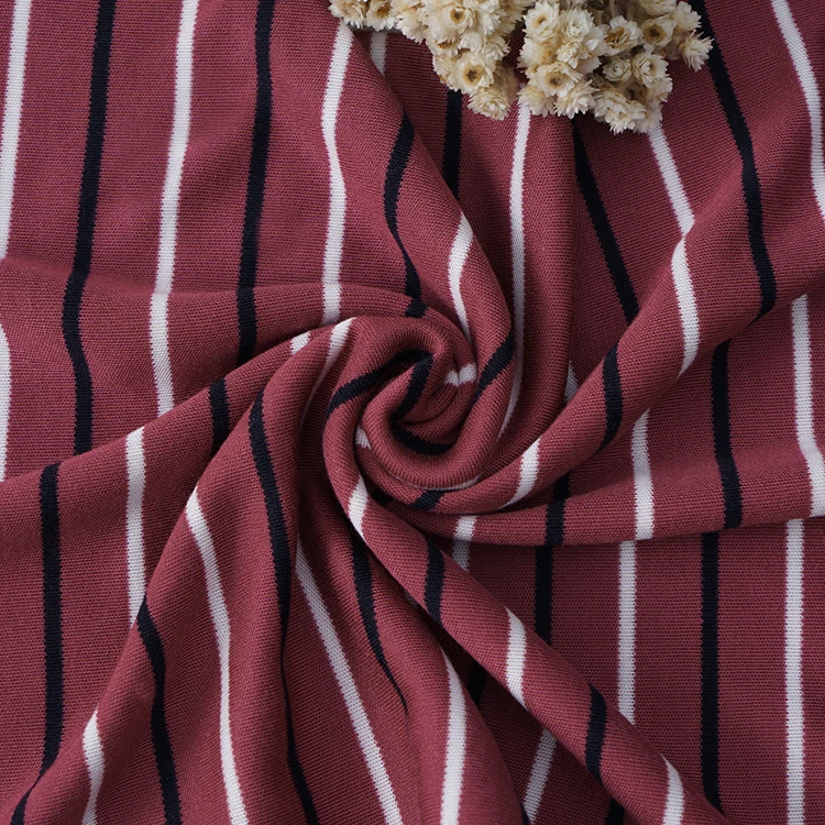 Lenzing modal fabric 100% modal fabric t shirts striped clothing soft fabric