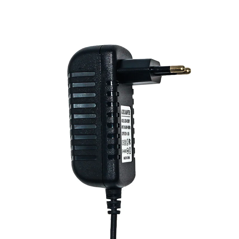 EU UK US Plug Plastic case 12v 2a led power adapter with Red Color LED light