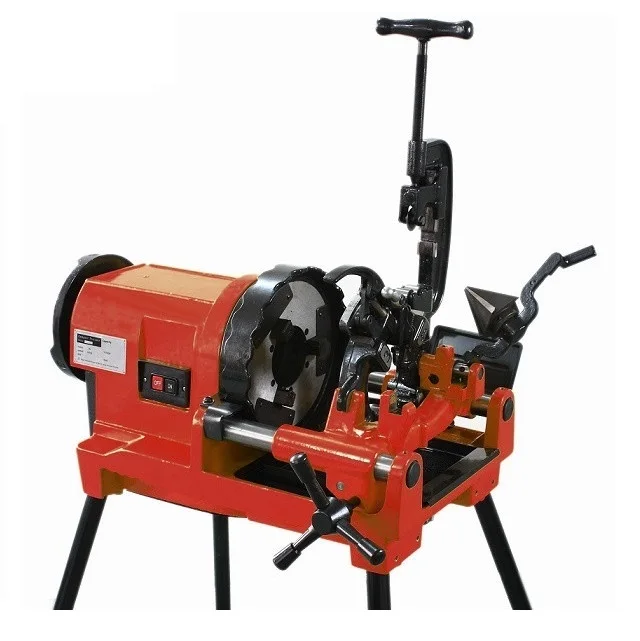 China Manufactory Hot Sale NPT Or BSPT 1500W 32 RPM Threading Machine Pipe Threader Pipe Threading Machines For Sale