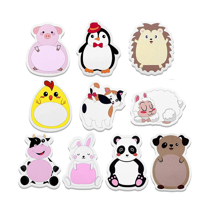Kawaii Stationery Computer Style Scratchpad Girls Pink Sticky Notes Portable Word Notepad Cute Memo Pad