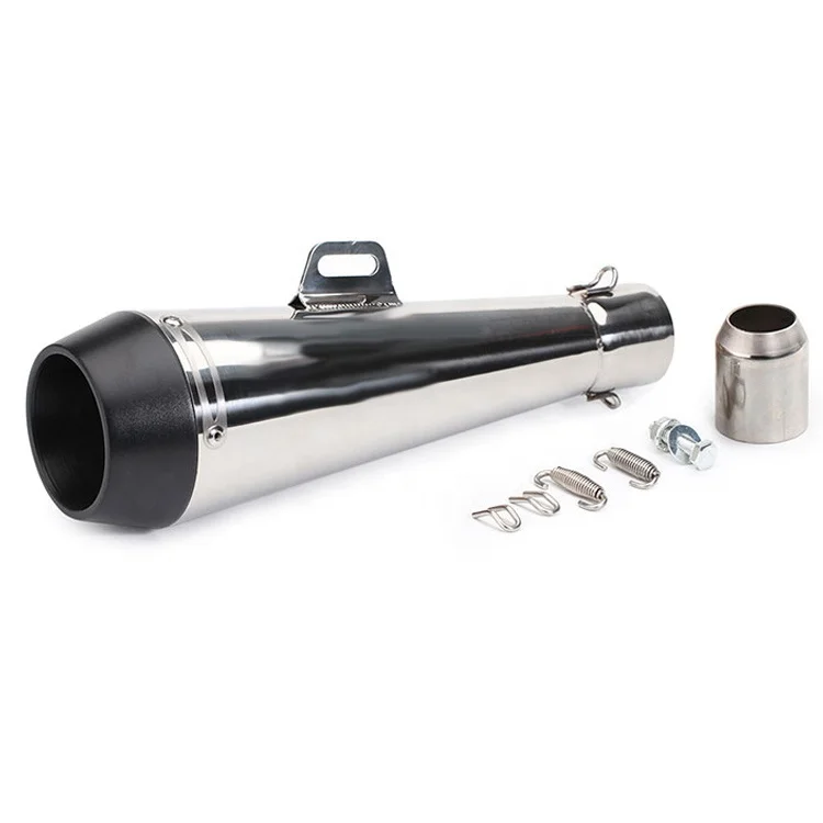 Customer cheap stainless steel bike exhaust system
