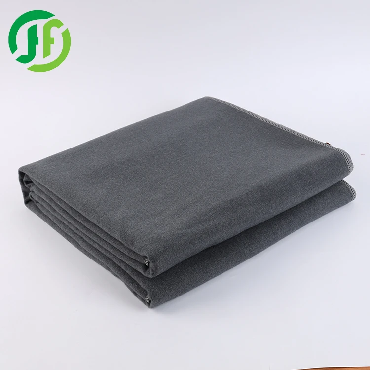Comfortable Warm Cashmere-like Wool Customized Logo Pilates Yoga Blanket