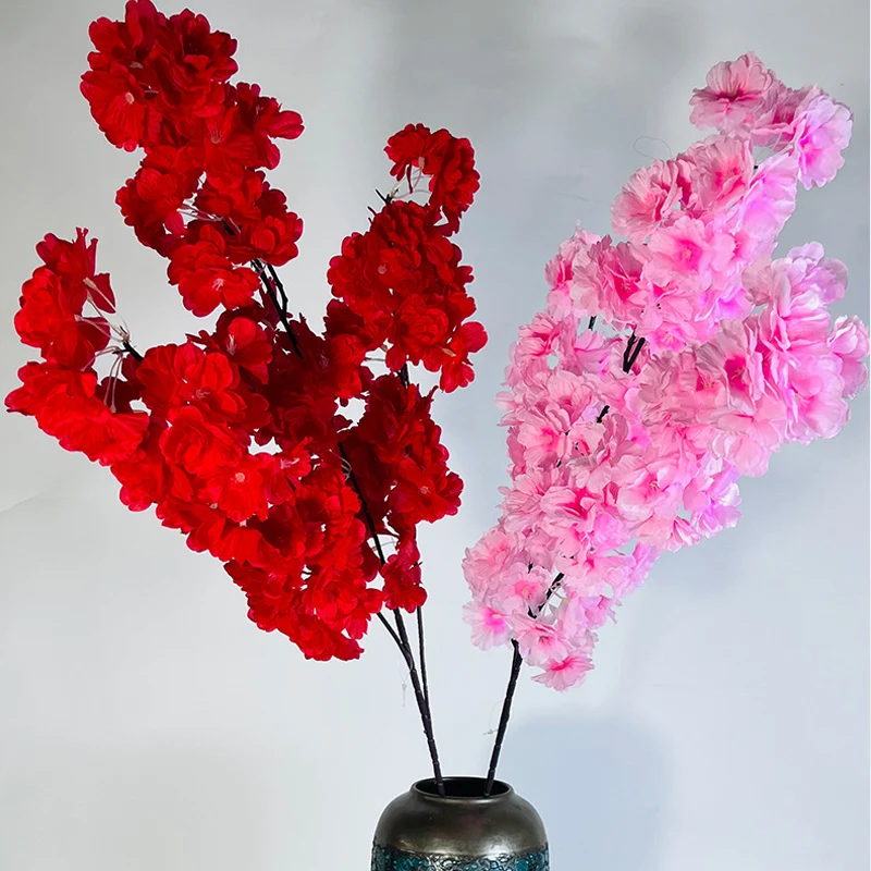 Wholesale Artificial Snow Cherry Blossom Arches Suspended Ceilings Living Room Film Studio Wedding Decoration Christmas Easter