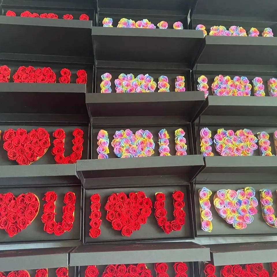 Самый дешевый консервированный свежий стебель розы в ILOVEU Подарочная коробка лучший подарок на день Святого