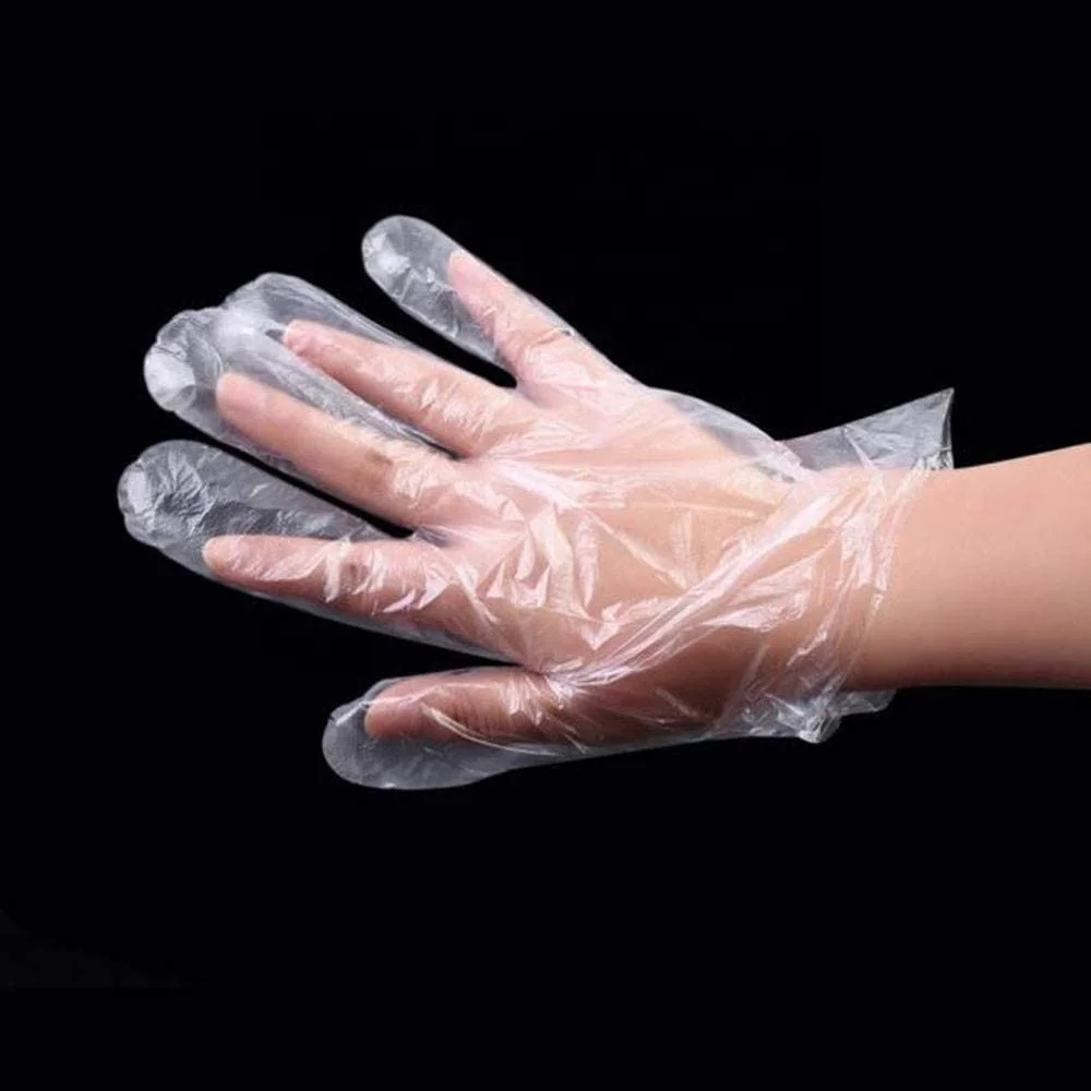 PE Gloves Disposable Clean Living Disposable Plastic Hand Gloves