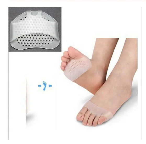 
FY Silicone Padded Forefoot Insoles High Heel Shoes Pad Gel Insoles Breathable Health Care Shoe Insole High Heel Shoe Insert 