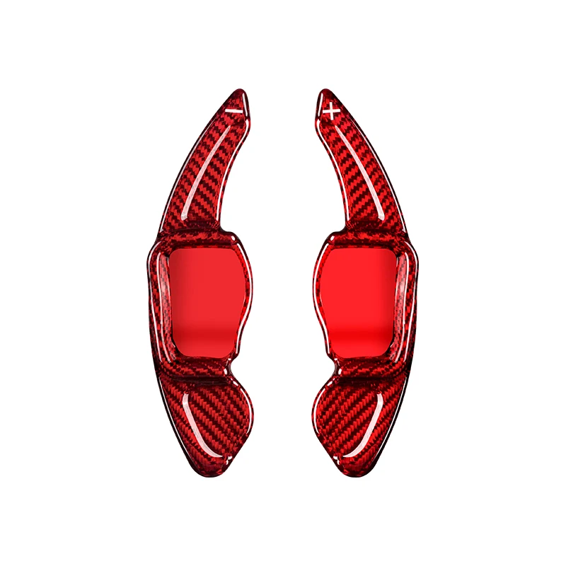 Well Made Improve Maneuverability Easy Shifting Red Glass Fiber Steering Wheel Paddle Shift For Volkswagen