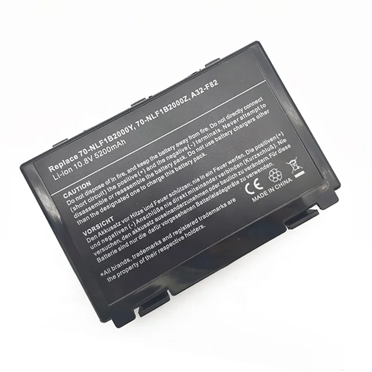 A32-F82 Laptop battery for F52 F82 K40 K50 K51 K60 K61 K70 asus laptop battery