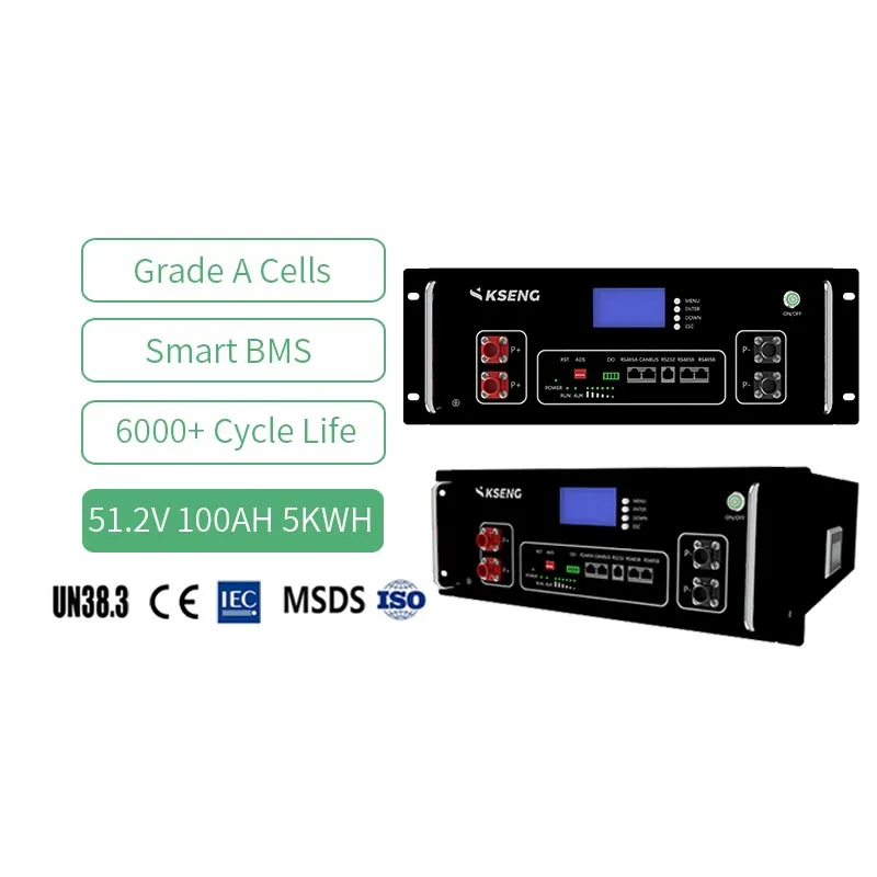 Стойка Kseng 51 2 В 48 100Ah 200Ah 5Kwh 10Kwh солнечная энергетическая система Lifepo4 литий-ионная батарея 15 параллельных Bms