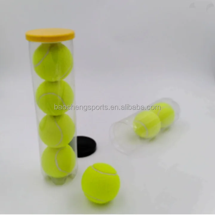 Factory Wholesale Premium Padel Balls OEM Three Padel Balls with Pressure Padel Ball Natural Rubber Core