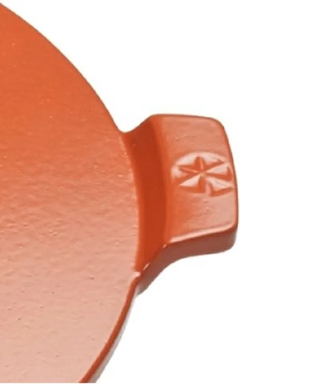 Round Refractory Italian Cordierite Baking Pizza Stone With Handle Red Pizza Baking Stone Pizza Pan