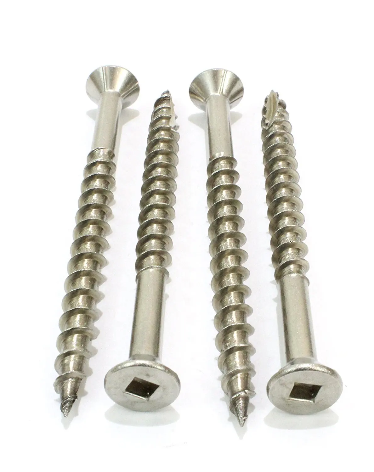 Stainless Needle  Cutting Point Screws  Square Drive Bugle