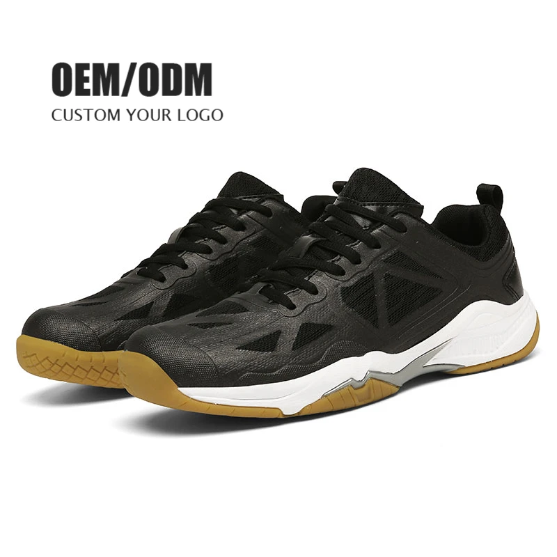 Low Moq Badminton Shoes Adult Non Slip Indoor Court Sport Running Training Racquetball Sneakers Comfy Tennis Shoes