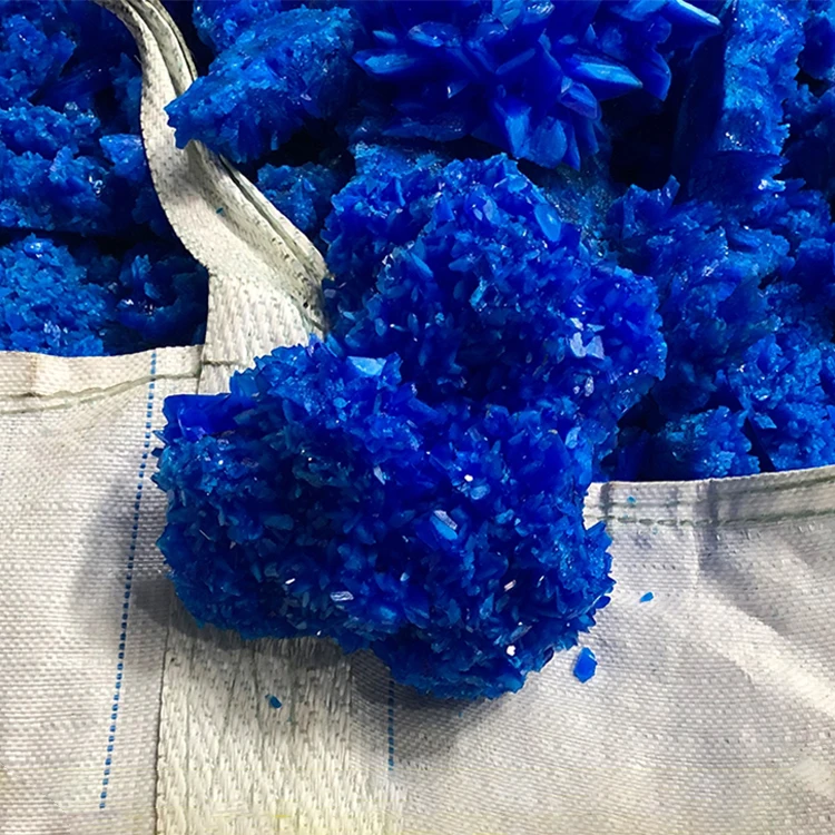 Blue crystal Sulphate price with chemical CuSO4 5H2O copper sulphate