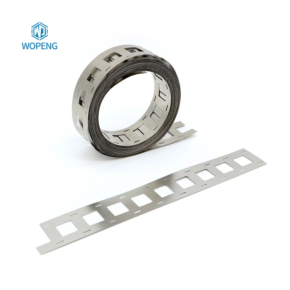 18650 пользовательская 19,5 мм 1-8p никелевая полоса батарея точечная сварка никелевая пластина Никелированная Стальная лента