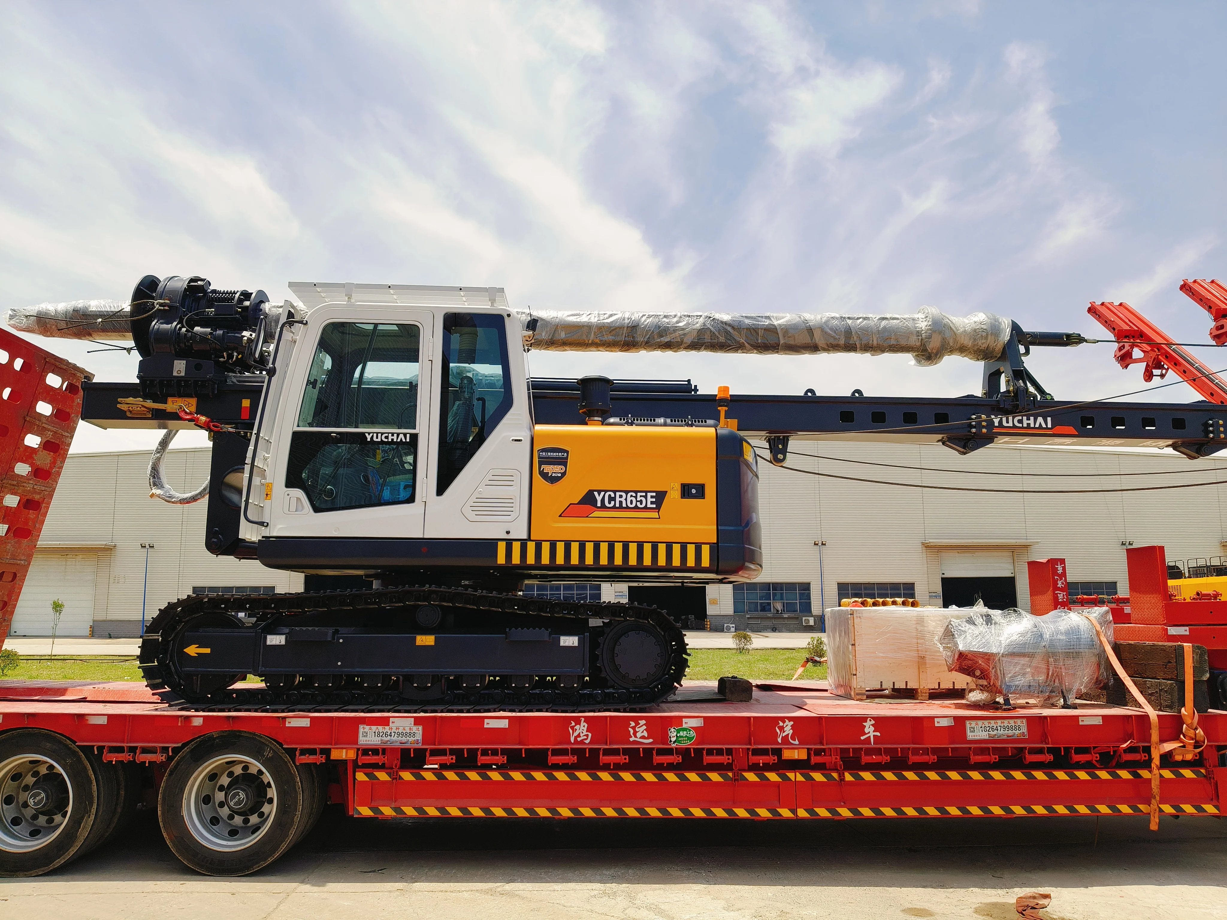 Factory Supply Yuchai Small Hydraulic Rotary Drilling Rig Ycr65E with 27m Drilling Depth