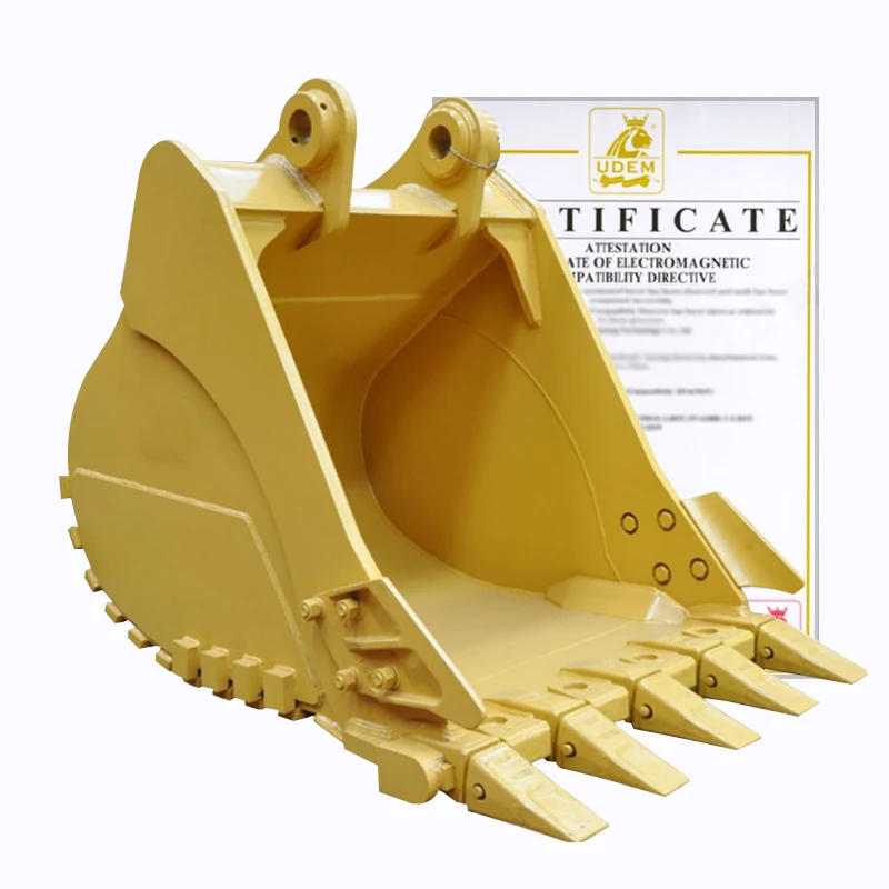 GPR Excavator Heavy Duty Big Bucket 2.3m3 CAT 340 Excavator Rock Stone Bucket Price