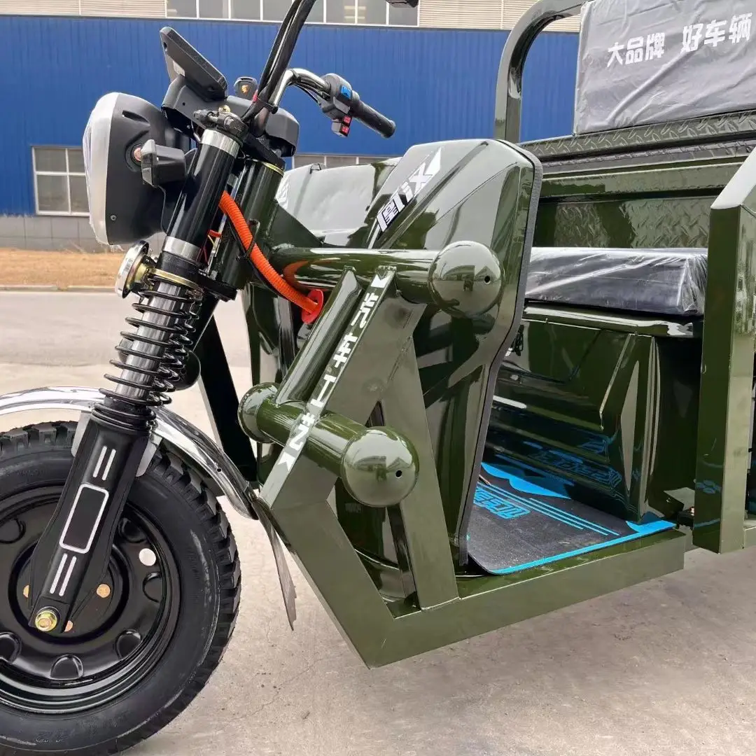 Three Wheel Electric Tricycle for Cargo 72V 60V 1000W 1500W 2200W Manufacturer triciclo de carga