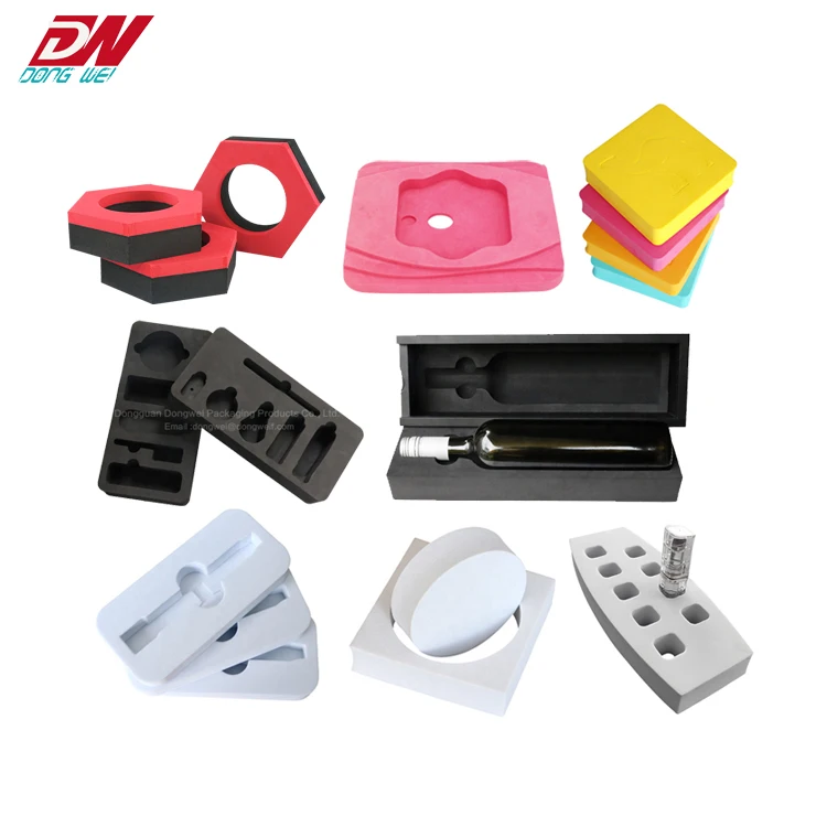 Directly factory high density custom die cut EVA foam packaging gift box insert eva foam packaging insert