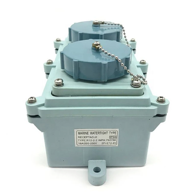 IMPA 792766 2+Earth R12-2-2 Watertight Receptacle with Interlock Switch
