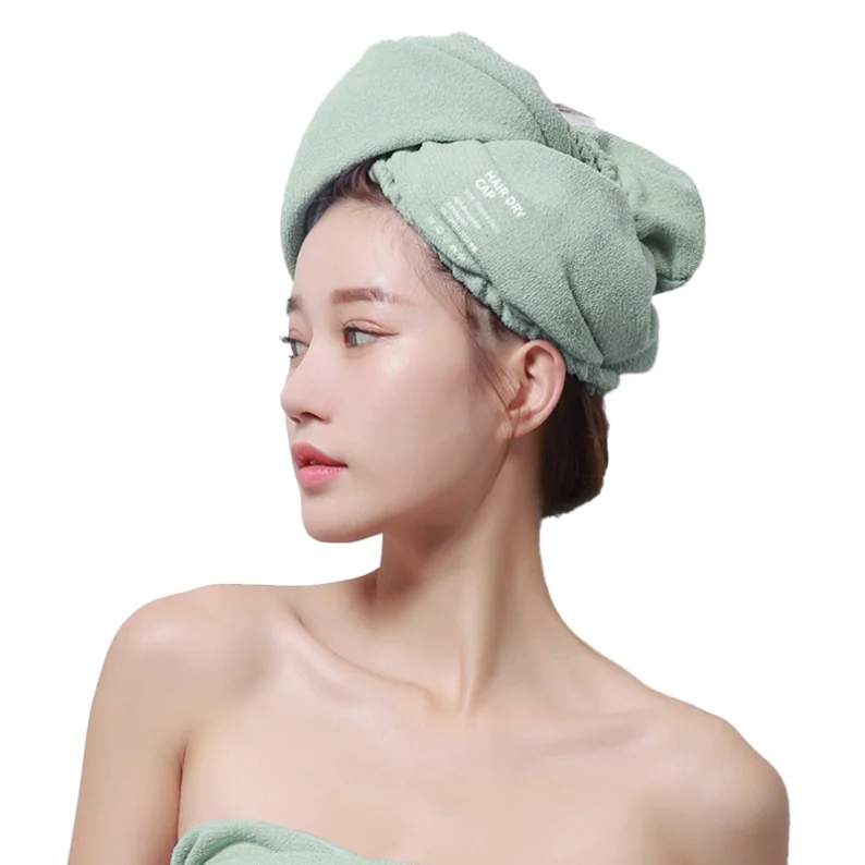 Super newly arrival fashionable high quality low MOQ ant fabric microfiber hair wrap towel
