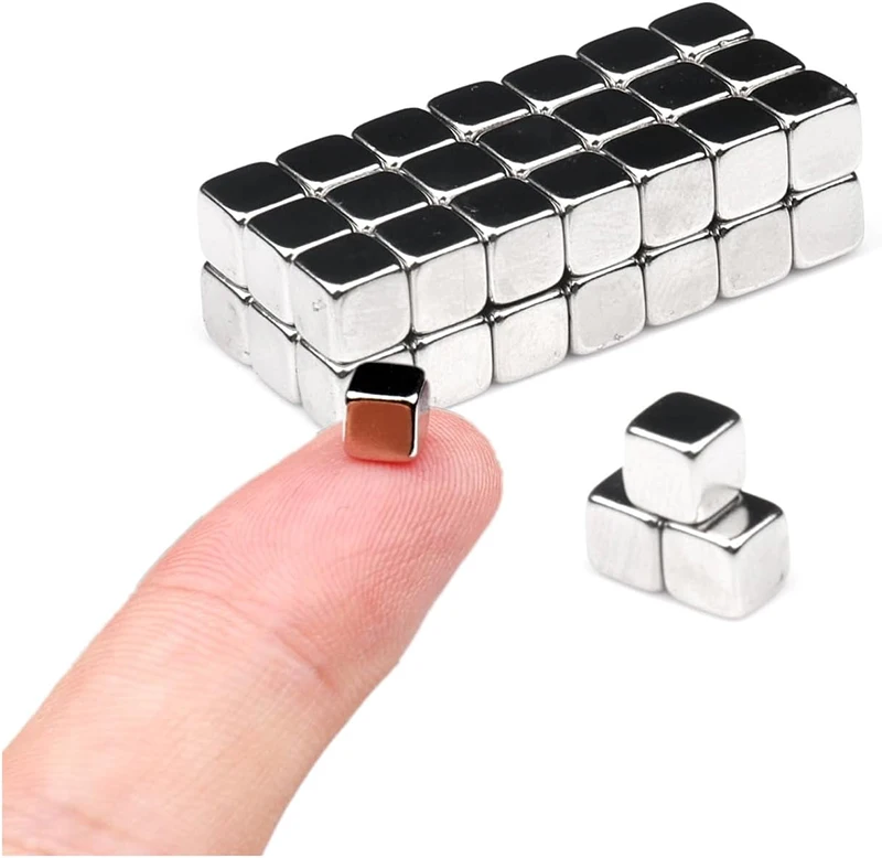 Customized Rare Earth Magnets N52 Neodymium Magnet 10x10x10 mm 5x5x5 mm 3x3x3 mm Square Strong Magnet Cubes