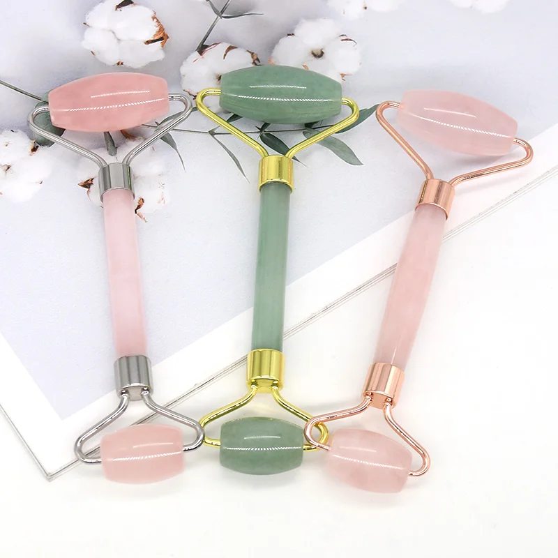  wholesale best sellers custom rose quartz for face pink massage jade