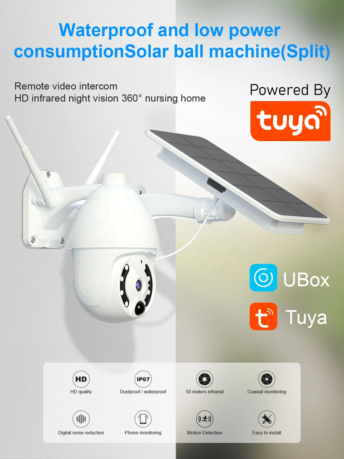WiFi Wireless solar power camera 4G sim Card Slot CCTV Security IP Camera Outdoor wifi cctv camera