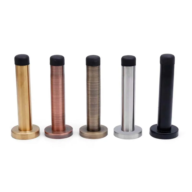 Wholesale alu wall mounted Door stopper, white rubber doorstops, decorative door stop
