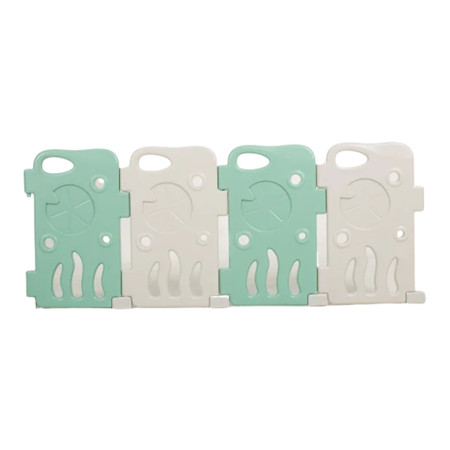 
ABST 16 Sided Panel Baby Playpen Interactive Kids Safety Gates Toddler Play Room Frog Design 