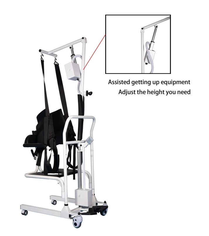 Height adjustable electric lift chair with lifting device High quality lift transfer chair for the disabled