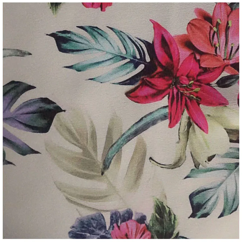 30Dx50D настроить печать кожа дружественная шифоновая ткань для платья