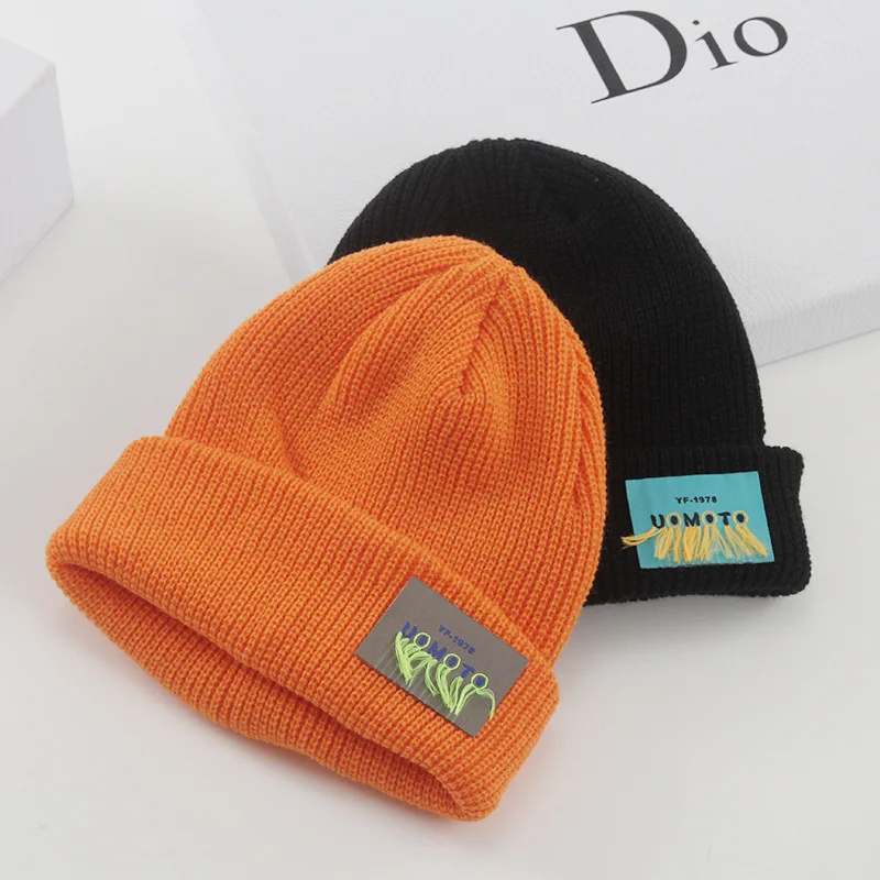 Korean dome knitted melon hat male street trend gangster yuppie landlord autumn and winter warm woolen cold hat