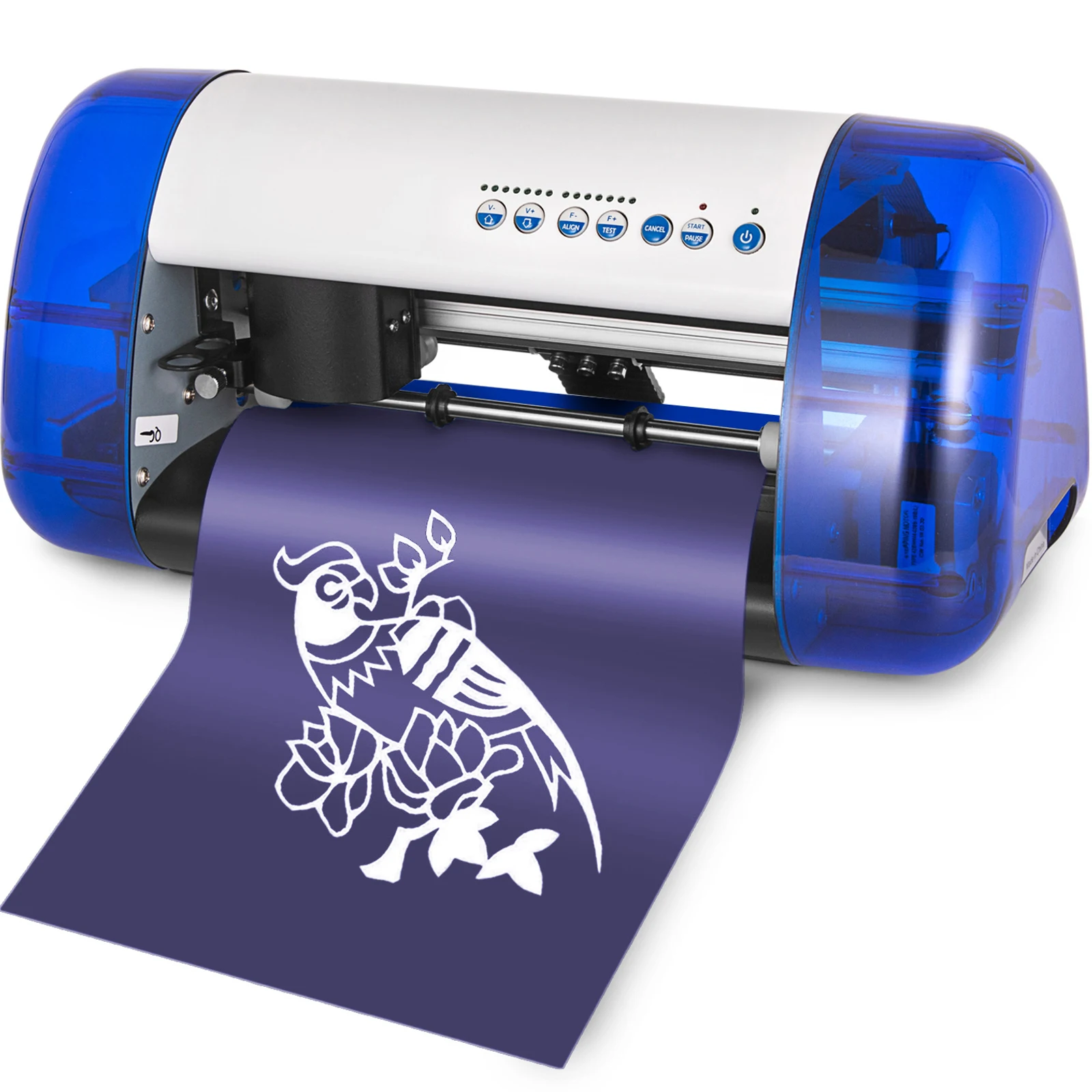 Laser Plotter A4 Mini Cutting Plotter Laser Plotter Cuter Mini Vinyl Carving Cutter with Contour Cut Function