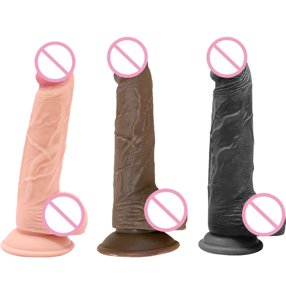 8.7 Inch Real PVC Huge Big Penis Sex Dildo Adult Toy Strong Suction Cup Make Your Hands Free Love dildo sex toy for woman
