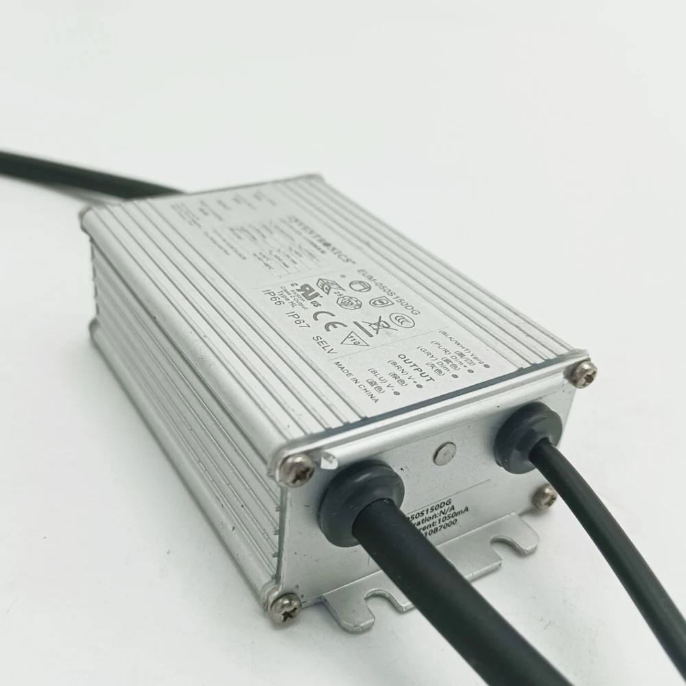 Inventronics LED Driver EUM-050S150DG 50W 1000mA 1200mA 1500A IP67 Constant Current Dimmable LED Driver with 5years warranty
