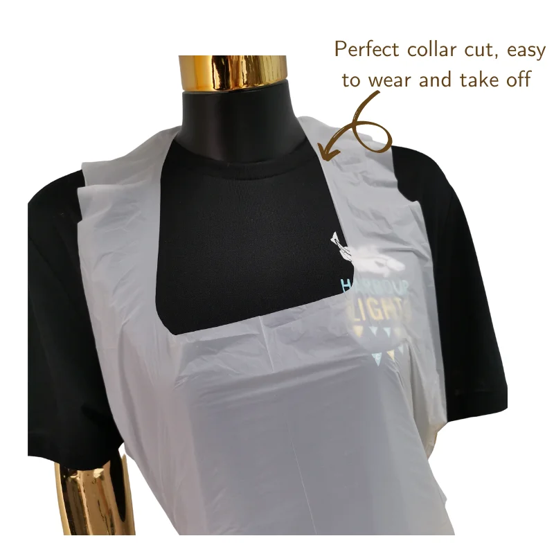 
Wholesale Sustainable Biodegradable Compostable 100% Eco friendly Disposable Corn starch Apron 