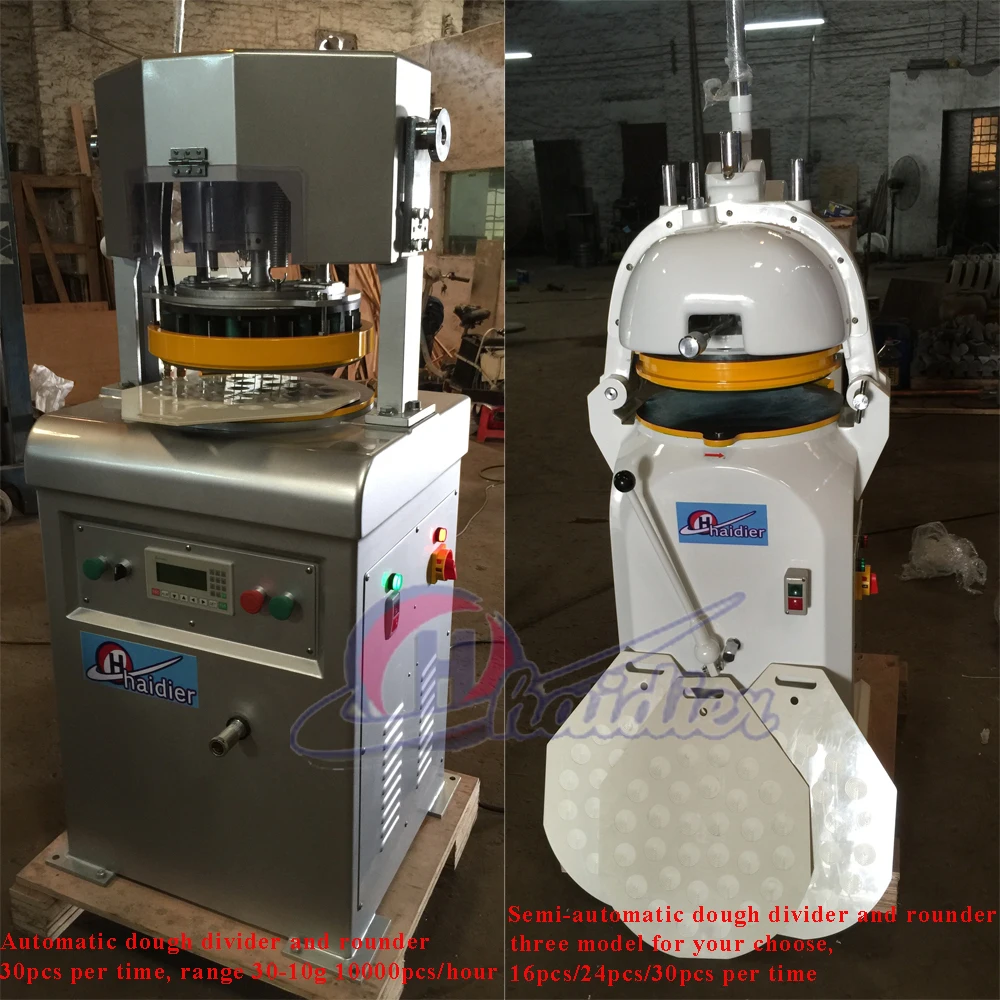 Bakery Equipment Semi-Automatic Dough Divdier Rounder for bun bread