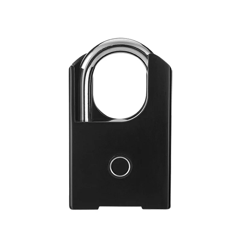 New Big Size Waterproof Smart Lock Student Dormitory Security Fingerprint Padlock With Key