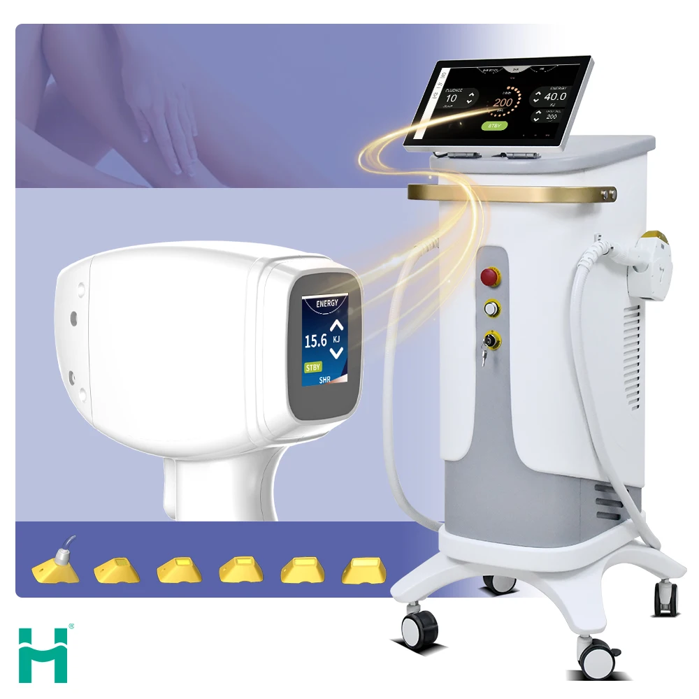 Huamei Professional Laser Hair Removal Machine 4 Wave 808nm Ice Diode Laser hair removal Machine