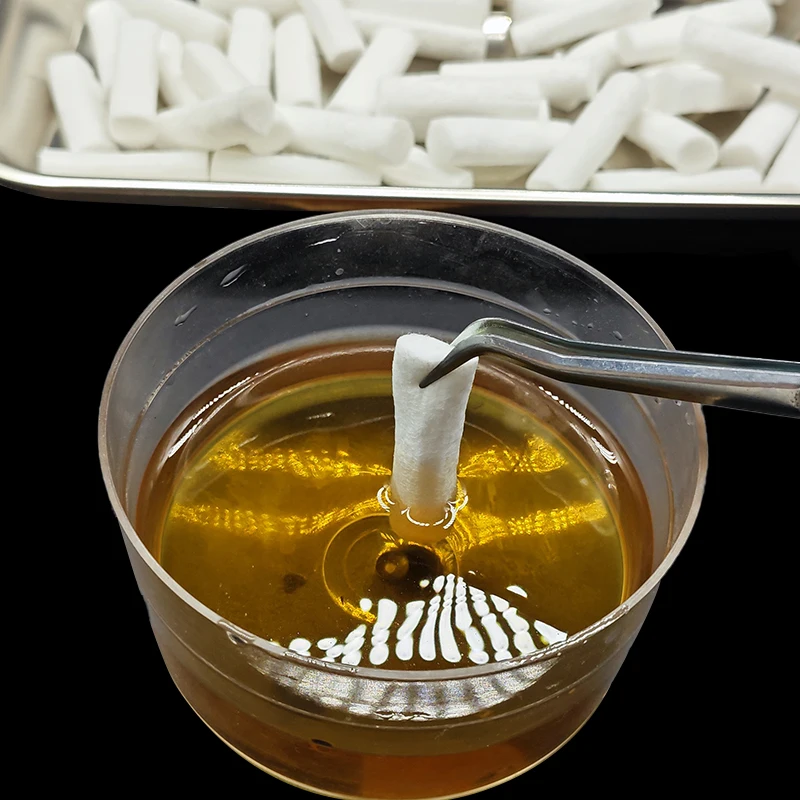 Wholesale Dental High Absorbent Gauze Medical Non Sterile 100% Dental Cotton Rolls With Dispenser For Surgery Dentists