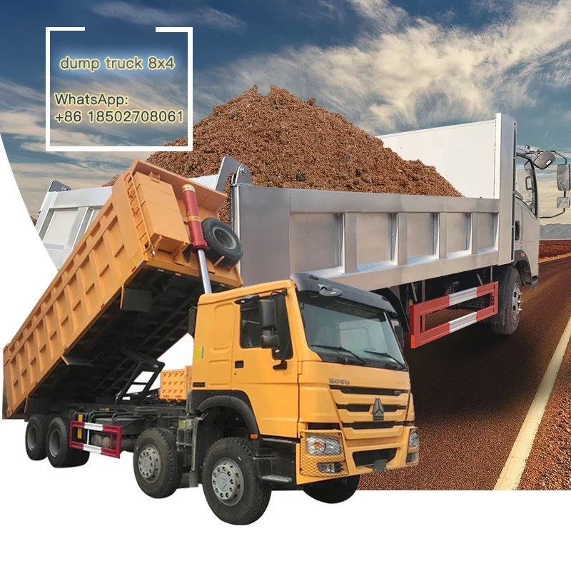 PROMOTION!! Howo Second Hand 6x4 10-30 Ton 371hp 12 Wheels Used Tipper Trucks Dump Truck with 400L aluminium alloy tank