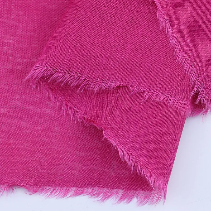 China woven linen shirting eco friendly 200gsm heavy flax pure 100% linen fabric