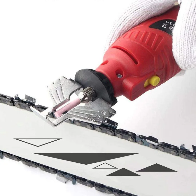 Chainsaw Chain Grinding Head Cylindrical Burr 4/4.8/5.5mm Chainsaw Sharpener Stone File Chain Saw Sharpening Carving Tools